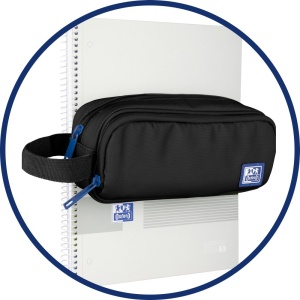 Penar tip etui dreptunghiular Oxford Kangoo B-Smart, negru - Img 3