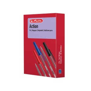 Pix unica folosinta Action, culoare albastru, set 50