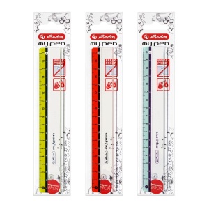 Rigla my.pen 17 cm, diverse culori