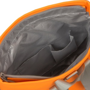Rucsac Mart-Los Angeles Rolltop Mini, culoare portocaliu neon - Img 5