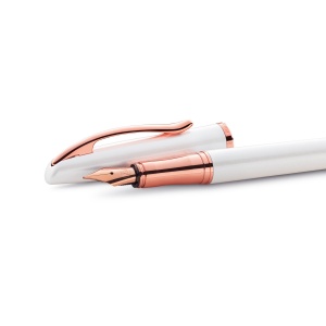 Stilou Jazz Noble Elegance P36 culoare alb perlat, in cutie de carton