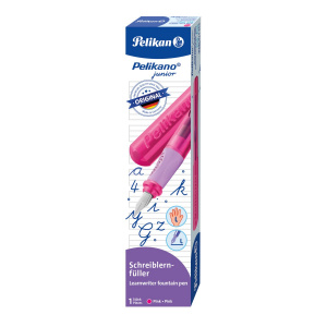 Stilou Pelikano Junior, penita L pentru stangaci, grip ergonomic, culoare roz - Img 2