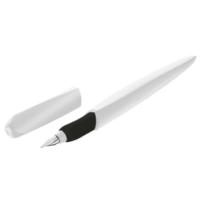 Stilou Twist pentru caligrafie, penita 1.5 mm, grip ergonomic, ambidextru, culoare alb, in cutie de carton - Img 1