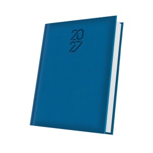 Agenda datata Tucson 2027, format A5, 352 pagini, culoare albastru