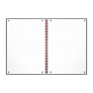 Agenda nedatata Oxford Black n' Red A4 70 file, coperta rigida, spira dubla, scribzee, dictando - Img 3