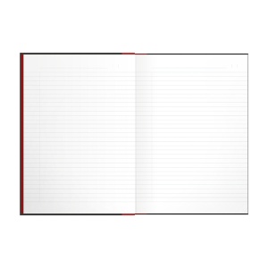 Agenda nedatata Oxford Black n' Red A4 96 file, coperta rigida, dictando - Img 3