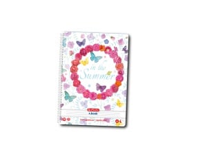 Caiet A4 cu spira, 100 file, dictando, motiv Enjoy Life - Img 2