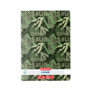 Caiet A5 48 file, patratele, motiv Dino Mania - Img 3