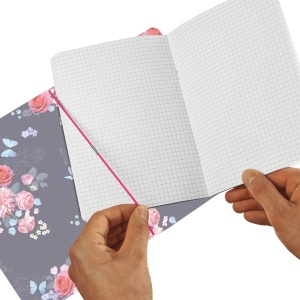 Caiet my.book flex A6, 40 file, dictando, motiv Ladylike Flowers - Img 3