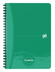 Caiet organizator Oxford Office Oceanis, A5 90 file, hartie Optik 90g/mp, spira dubla, scribzee, patratele, diverse culori - Img 4
