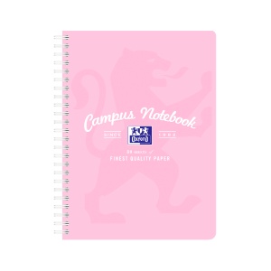 Caiet Oxford Campus Pastel B5+ 80 file, hartie Optik 90g, patratele, diverse culori - Img 2