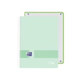 Caiet Oxford Europeanbook 1 Live & Go A4+ 80 file, Write & Erase, scribzee, patratele, mix culori pastel - Img 6