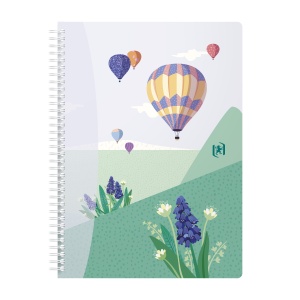 Caiet Oxford Horizons, B5 60 file, hartie Optik 90g/mp, spira dubla, scribzee, dictando, motive diverse - Img 5