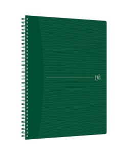 Caiet Oxford Origins, A4+ 70 file, hartie Optik 90g/mp, spira dubla, scribzee, patratele, culoare verde - Img 2