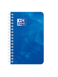 Carnet Oxford Lagoon, 9x14 90 file, spira dubla, hartie Optik 90g/mp, patratele, mix culori - Img 3