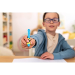 Creion mecanic griffix pentru dreptaci, Neon Fresh Blue - Img 4