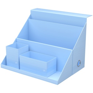 Cutie organizator birou + suport instrumente de scris Oxford Harmonia all-in-one, mix culori - Img 6