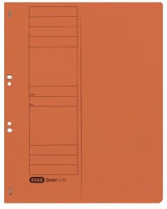 Dosar cu capse Elba Smart Eyelet A4 1/2, capacitate 200 coli, culoare portocaliu - Img 1
