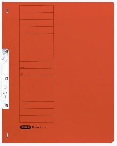 Dosar de incopciat Elba Smart A4 1/1, carton 250g/mp, capacitate 200 file, culoare portocaliu - Img 1