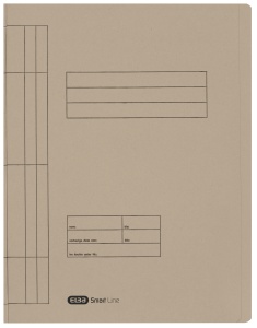 Dosar sina Elba Smart A4, carton 250g/mp, capacitate 200 file, culoare gri - Img 1