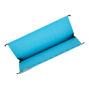 Dosar suspendat cu burduf Elba Ultimate A4, carton 240g/mp, capacitate 330 file, culoare albastru - Img 3