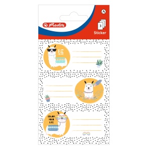Etichete scolare Llama set 3X3 coli - Img 2