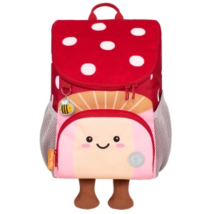 Ghiozdan gradinita Mini Little Travelers Plus, motiv Walking Mushroom