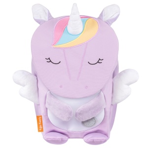 Ghiozdan gradinita Mini Zoomies, motiv Purple Unicorn