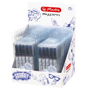 Patroane cerneala my.pen, dimensiune standard, culoare albastru, set 5 - Img 1