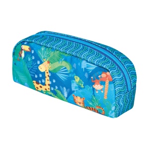 Penar tip etui, 1 compartiment, motiv Jungle Safari - Img 1