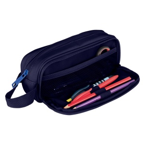 Penar tip etui dreptunghiular Oxford Kangoo B-Smart, albastru inchis - Img 4
