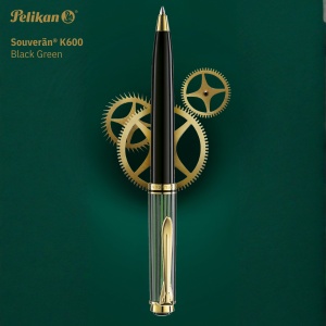 Pix Souverän® Black Green K600, accesorii placate aur 24k