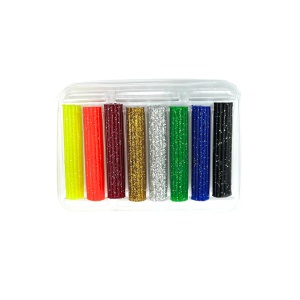 Plastilina, set 8 culori cu sclipici, in cutie de carton - Img 2