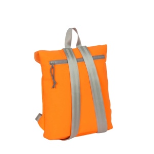 Rucsac Mart-Los Angeles Rolltop Mini, culoare portocaliu neon - Img 4