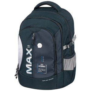 Rucsac Max 2.0, motiv Double Navy, Go Ocean - Img 2