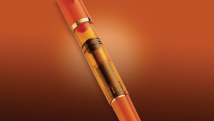 Stilou Editie Speciala Orange Delight Classic M200, penita M placata aur - Img 2