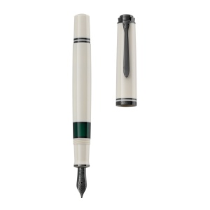 Stilou Editie Speciala Warm Grey Souverän® M670, penita F aur 14k, accesorii placate negre - Img 3