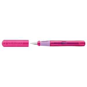 Stilou Pelikano Junior, penita L pentru stangaci, grip ergonomic, culoare roz - Img 5