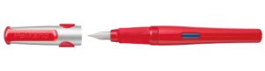 Stilou Pelikano, penita M pentru dreptaci, grip ergonomic, culoare rosu - Img 3