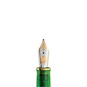 Stilou Souverän® M800 Green Demonstrator, penita M aur 18k, accesorii aur 24k - Img 7
