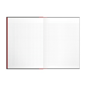 Agenda nedatata Oxford Black n' Red A4 96 file, coperta rigida, patratele - Img 4