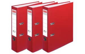 Biblioraft A4 7.5 cm, rosu