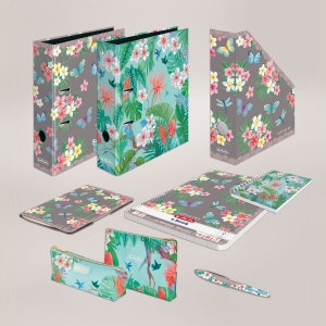 Caiet mecanic A4 2 inele 16mm, motiv LadyLike Butterflies - Img 4