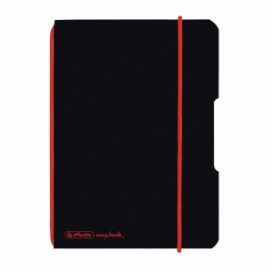 Caiet my.book flex A6, 40 file, dictando, negru