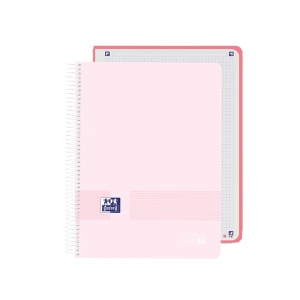 Caiet Oxford Europeanbook 1 Live & Go A4+ 80 file, Write & Erase, scribzee, patratele, mix culori pastel - Img 3