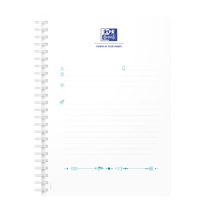Caiet Oxford Horizons, A5 60 file, hartie Optik 90g/mp, spira dubla, scribzee, patratele, diverse motive - Img 11