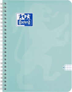 Caiet Oxford Touch Pastel, A4 80 file, hartie Optik 90g/mp, spira dubla, scribzee, patratele, diverse culori pastel - Img 3
