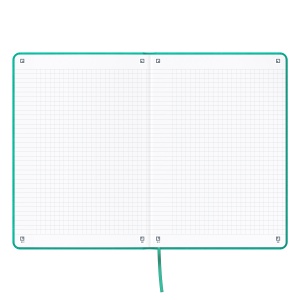 Caiet premium cu elastic Oxford Signature, A5 80 file, hartie Optik 90g/mp, scribzee, patratele, diverse culori pastel - Img 10