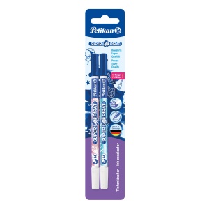 Carioca corectoare Super Pirat design edition, varf M, set 2, blister