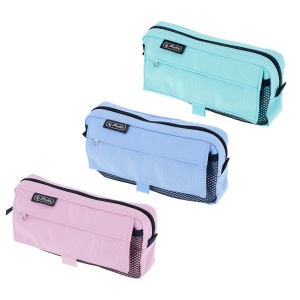Penar tip etui 2 compartimente, diverse culori pastel